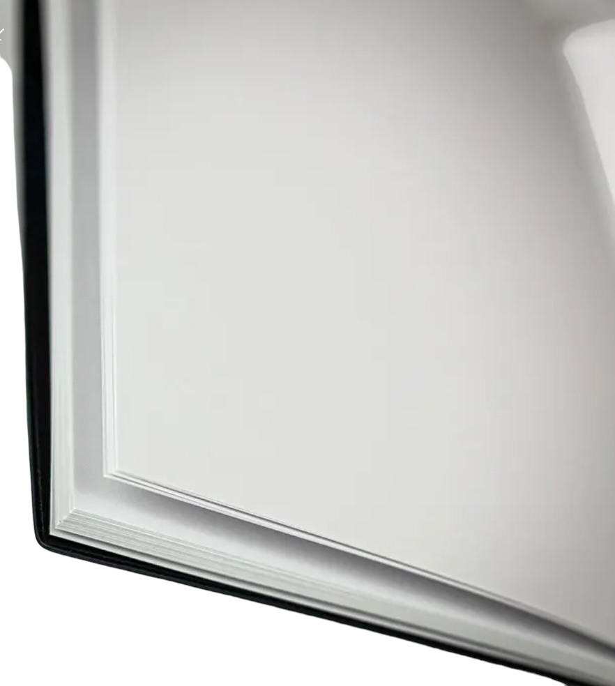 Hugo Boss Black Plain Notebook Essential A5 Vegan Leather Cover 160 Pages (80m/m2) 148 x 210mm Pagemark - Image 4