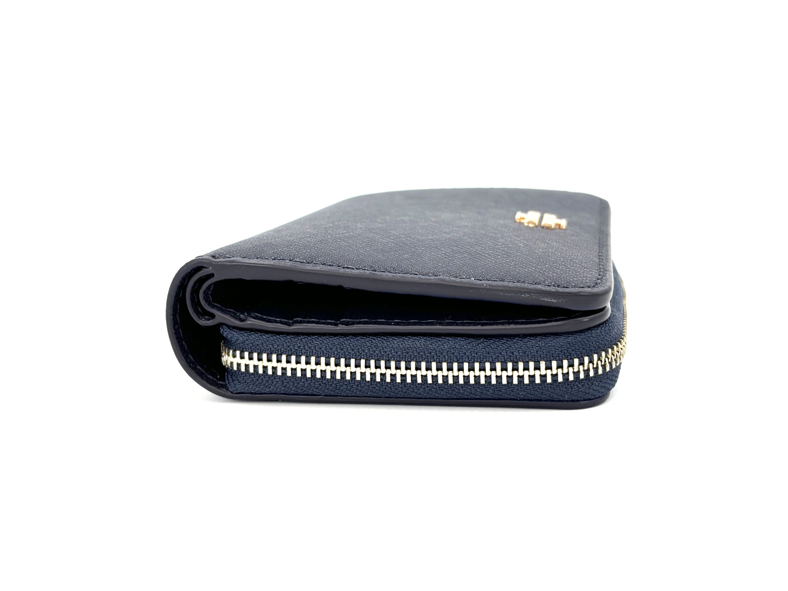 Tory Burch Emerson Mini Wallet 147606 Tory Navy 405 Navy w Saffiano leather - Image 4