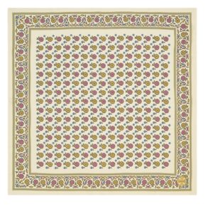 Alternative view of Tory Burch Ditsy Floral Silk Neckerchief Cream, One Size