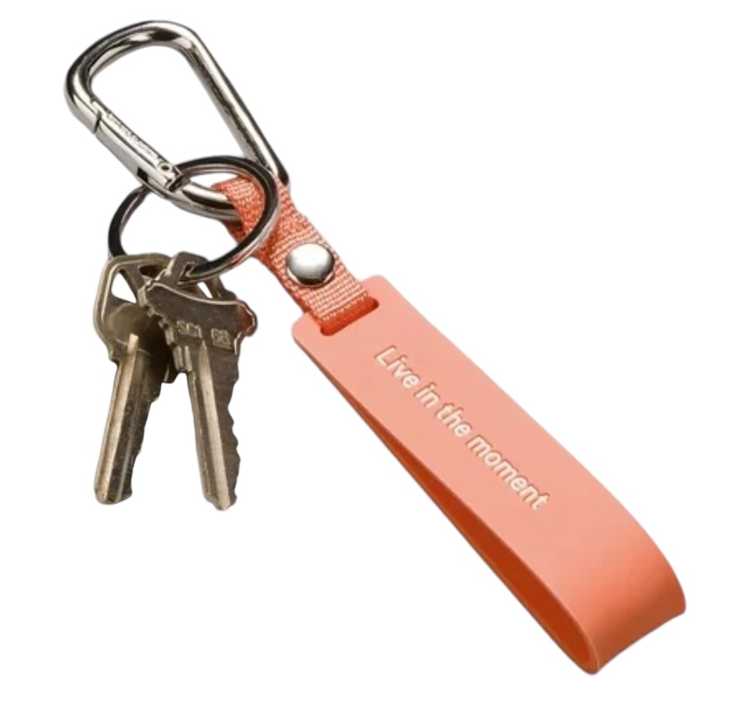 Lululemon Silicon Keychain