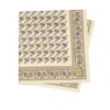 Tory Burch Ditsy Floral Silk Neckerchief Cream, One Size