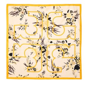 Tory Burch Drip Bouquet Neckerchief Orange