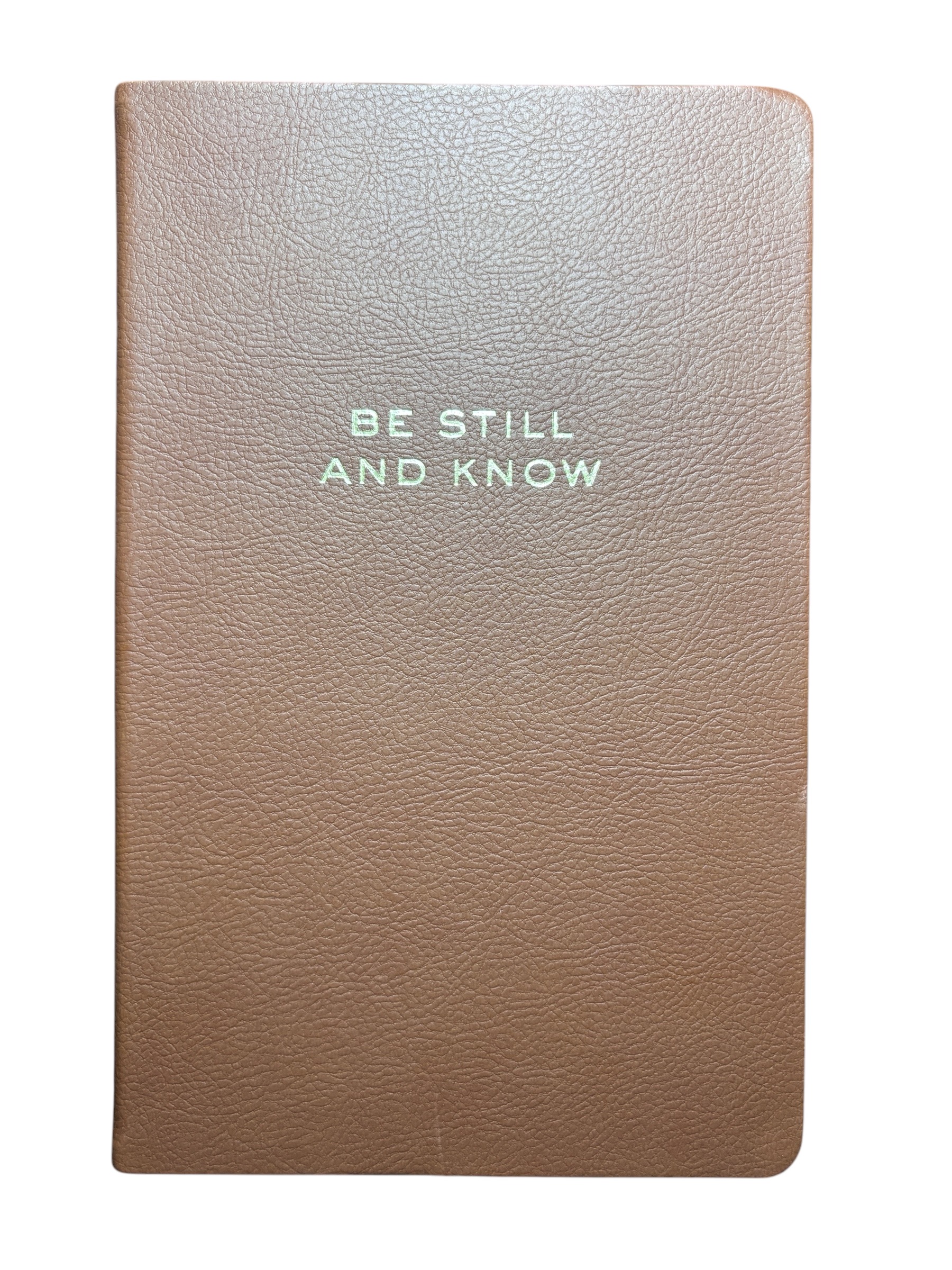 Eccolo Faux Leather Journal Notebook - "Be STILL AND KNOW." Psalm 46: 10 Christian bible versed blank journal notebook - Image 4