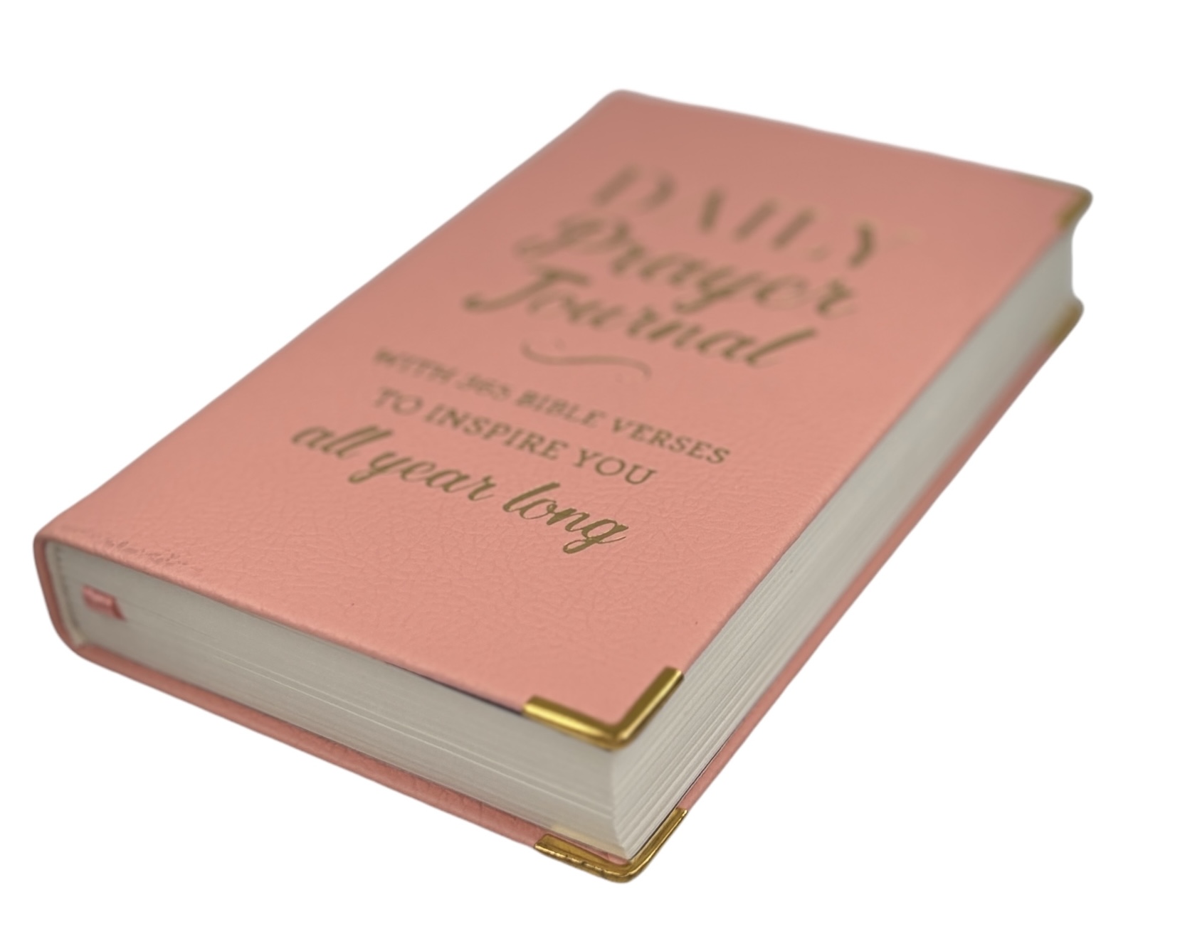Daily Prayer Journal with 365 Bible Verses - A Journal to Inspire You Each & Every Day, Peach