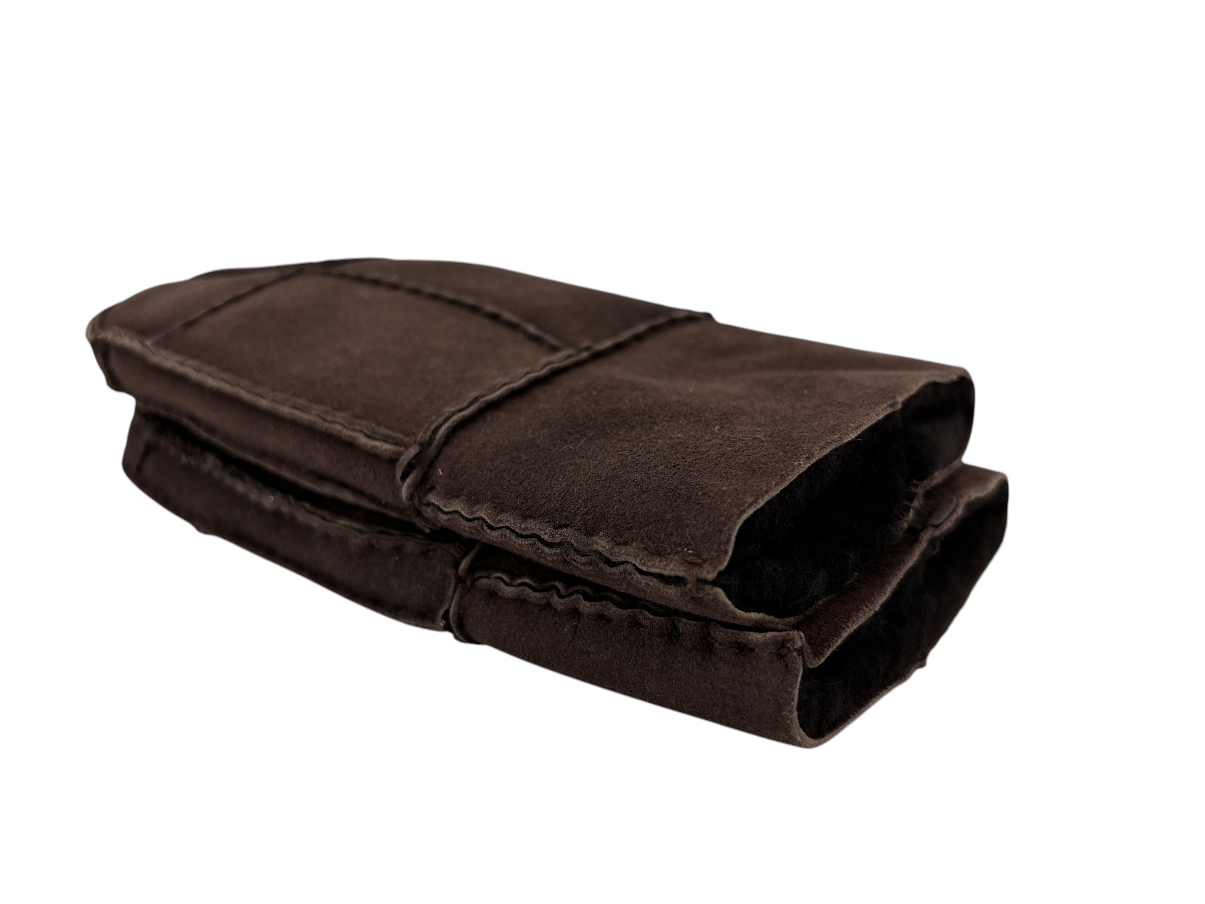 Portolano Unisex Shearing Mitten Dark Brown - Image 2