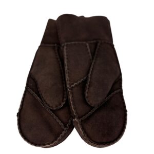 Portolano Unisex Shearing Mitten Dark Brown