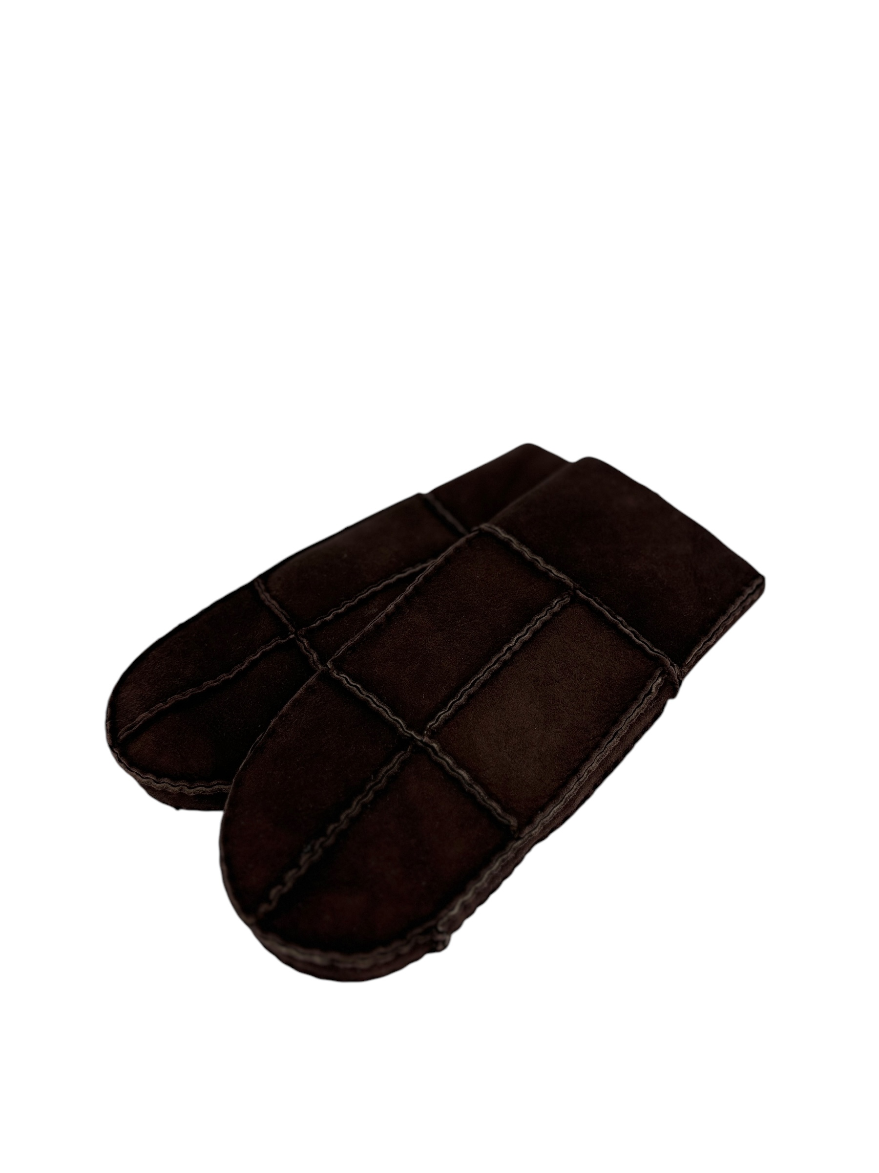 Portolano Unisex Shearing Mitten Dark Brown - Image 6