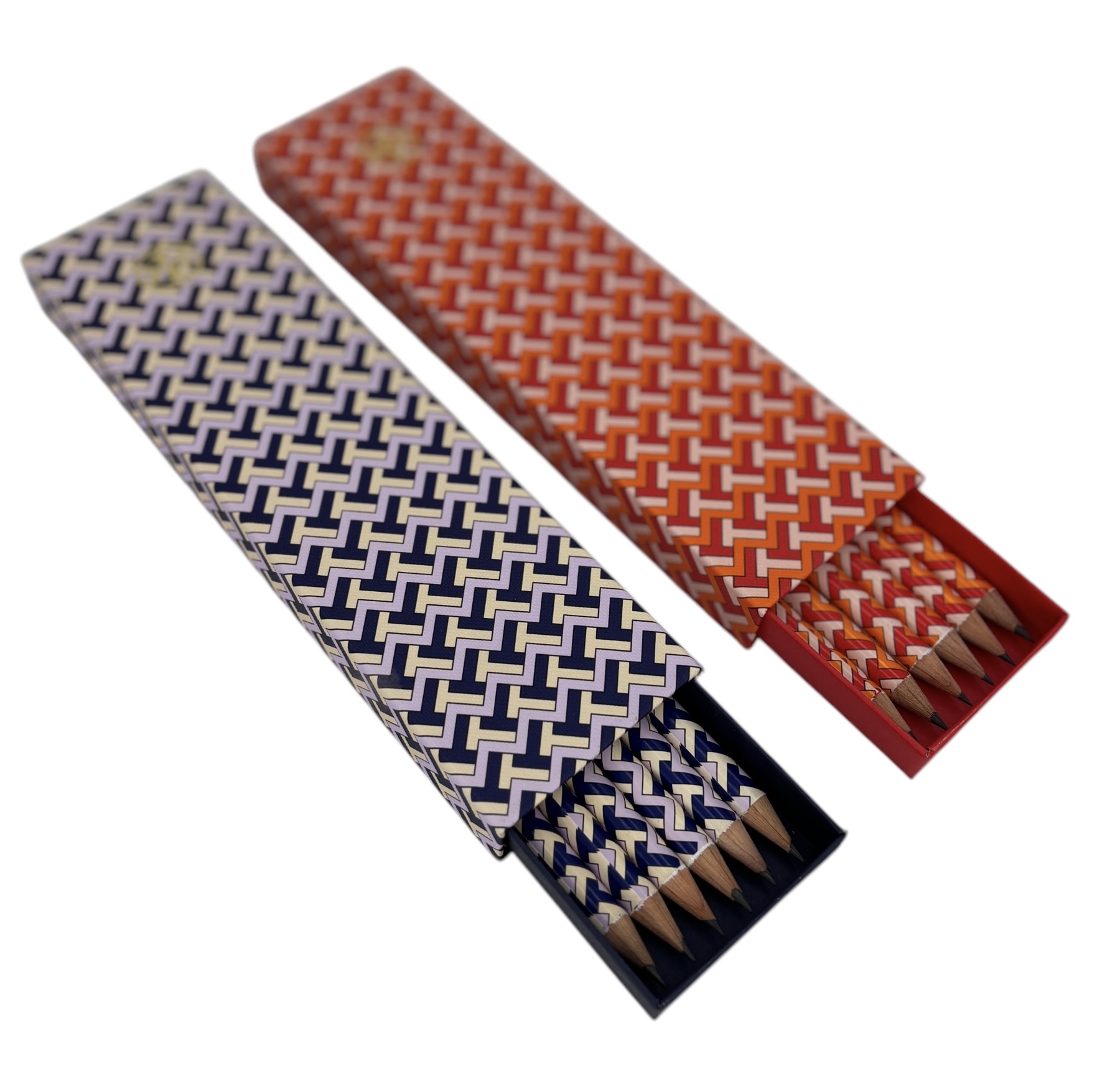 Tory Burch T Zag Pencil Case Set