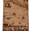 Genuine Italian Suede Leather Cover Antique Map 5.75"x8.25"