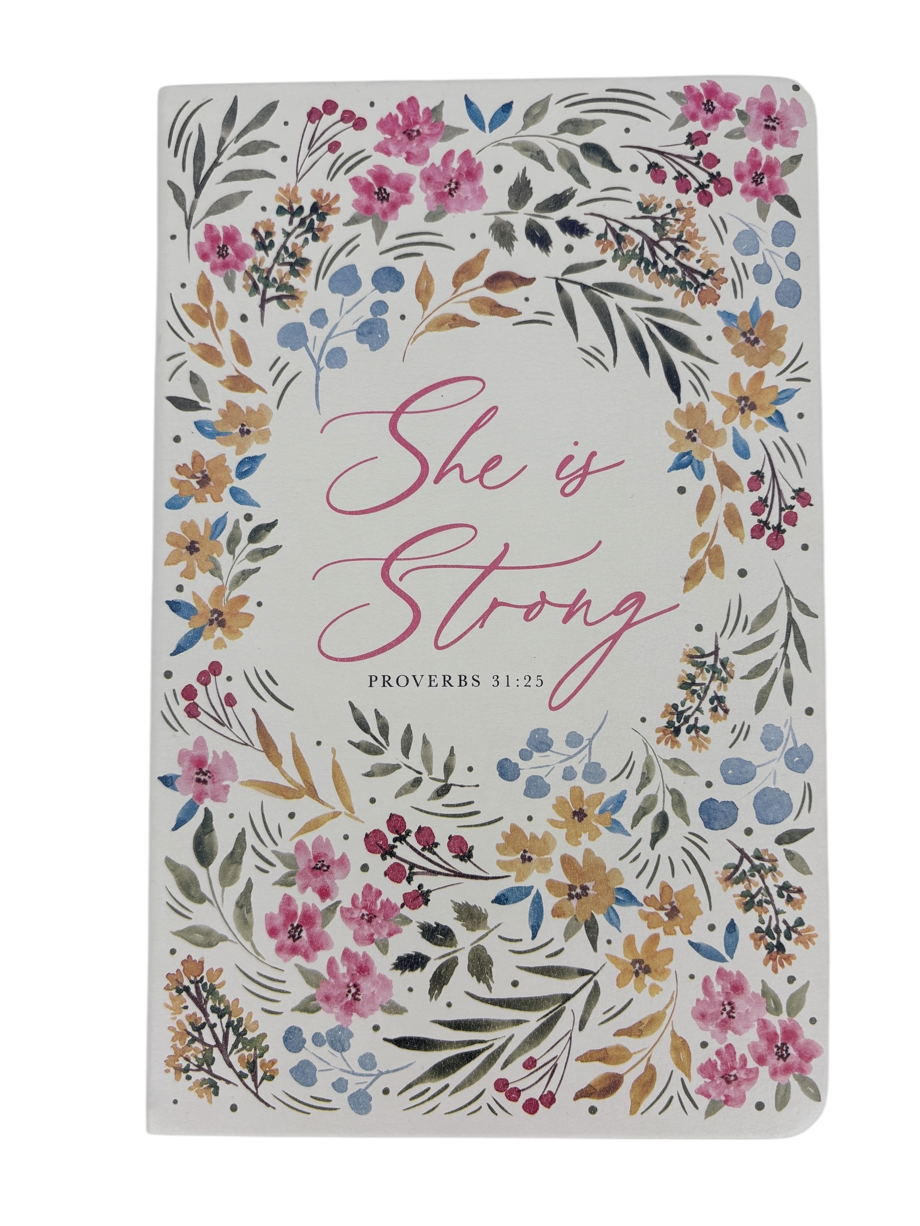 Eccolo Bible Notebook "SHE IS CLOTHED IN STRENGTH AND DIGNITY. Proverbs 31:25"  5.5"x8.5" - Image 4