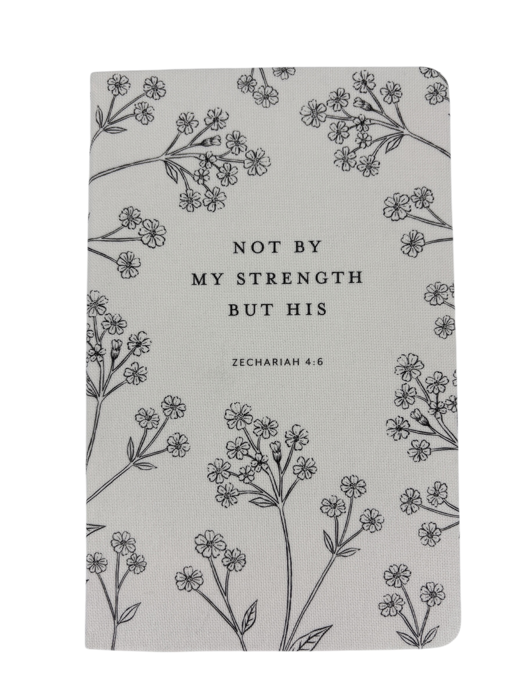 Eccolo Journal: Not By My Strength But His Zechariah 4:6 - Dark Navy - 画像 (4)