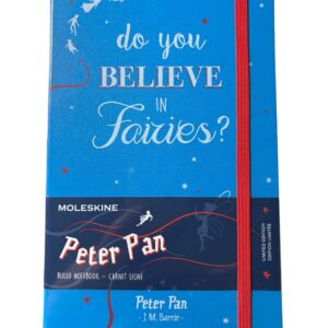 Moleskine Peter Pan Ruled Notebook - Carnet Ligné, "do you BELIEVE IN Fairies?" Limited Edition