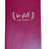 Eccolo Christian Notebook "Be still and Know" with Bible Verses