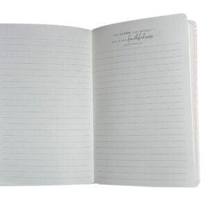 Alternative view of Eccolo Christian Notebook "Be still and Know" with Bible Verses