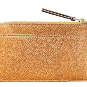 Alternative view of Tory Burch Women's Blake Pebbled Leather Card Case Wallet CORTADO Brown