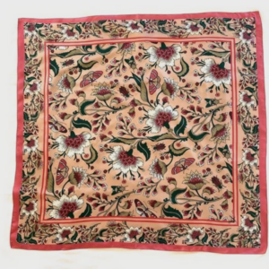100% Silk Twill Square Scarf 35"x35" Hand-Rolled Hem Luxury Women Accessory Pink