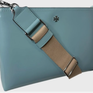 Alternative view of Tory Burch Blake Swingpack Patent Leather Crossbody Shoulder Bag Angel Blue