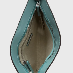 Tory Burch Blake Swingpack Patent Leather Crossbody Shoulder Bag Angel Blue - Image 3