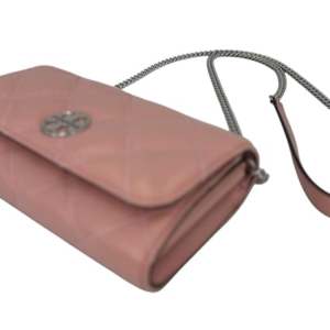 Tory Burch Willa Leather Chain Wallet 156095 Rose Sachet 668