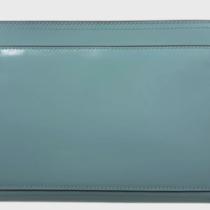 Tory Burch Blake Swingpack Patent Leather Crossbody Shoulder Bag Angel Blue - Image 5