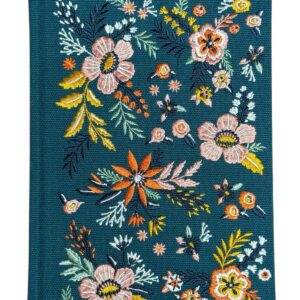 Molly & Rex Embroidery Turquoise Floral Journals