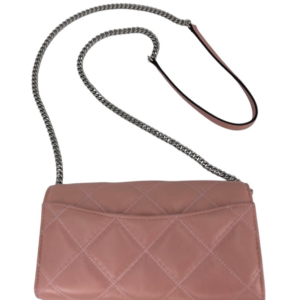 Tory Burch Willa Leather Chain Wallet 156095 Rose Sachet 668 - Image 3