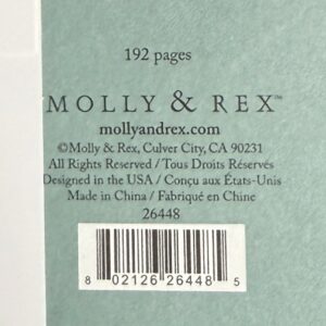 Molly & Rex Embroidery Turquoise Floral Journals - Image 3