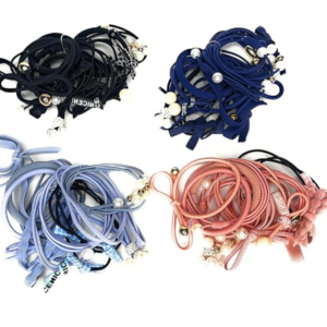 “48Pack Cute Hair Ties Set Multi-Color Elastics Gift Party Favors Everyday Hair
