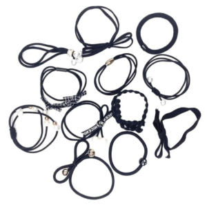 “48Pack Cute Hair Ties Set Multi-Color Elastics Gift Party Favors Everyday Hair - Image 6