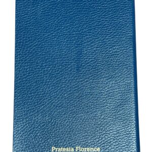 Beyond Joy Genuine Navy Blue Italian Leather Cover Journals  Rules 6″x8.5″ - Image 3