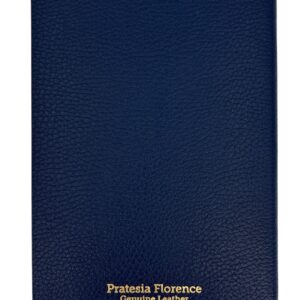 Beyond Joy Genuine Navy Blue Italian Leather Cover Journals  Rules 6″x8.5″ - Image 5