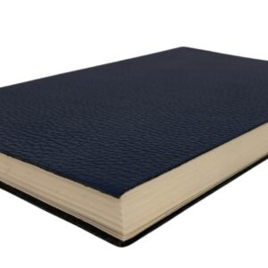 Beyond Joy Genuine Navy Blue Italian Leather Cover Journals  Rules 6″x8.5″ - Image 7