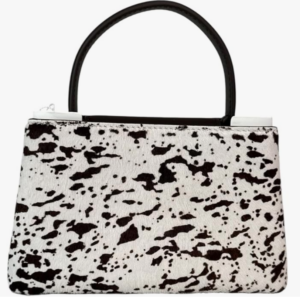Tory Burch Britten Mini Satchel (Light Neutral Black Calf Hair) - Image 5