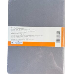 Moleskine Cahiers Collerction Set of 3 Ruled Journals: Pink, Grey, Blue XL 7.5×9 - Image 5