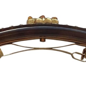 Tory Burch Roxanne Hair Barrette, Crystal Embellished, Brown with Yellow Floral - Image 4