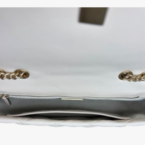 Tory Burch Willa Shoulder Bag New Brie Quilted Leather Convertible Chain Strap - Image 4