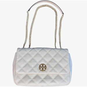 Tory Burch Willa Shoulder Bag New Brie Quilted Leather Convertible Chain Strap - Image 5