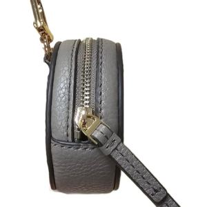 Tory Burch Thea Pebbled Leather w Gold Hardware Women s Coin Pouch (Gray Heron) - Image 4