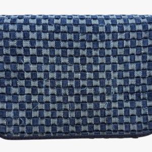 Tory Burch Denim Leather Thea Flap Crossbody Shoulder Bag - Image 3