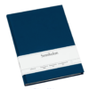 Semikolon Buch B5 Marine 80 Blatt büttengeprägtes Papier (unliniert)