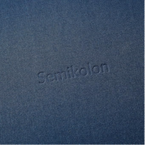 Semikolon Buch B5 Marine 80 Blatt büttengeprägtes Papier (unliniert) - Image 3