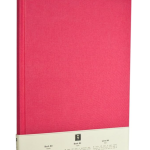 Semikolon Classic Letter/A4 Size Bound Linen Blank Book, Pink (10206)