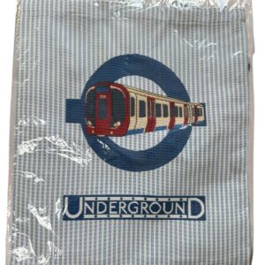Alternative view of Signare Tapestry TFL© Transport for London Tube - Flat Bag 14"x16"