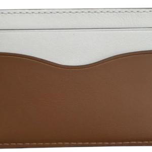 Tory Burch Women's Emerson Soft Colorblock Slim Card Case (Optic White/Moose) - Image 4