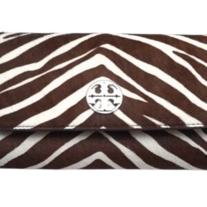 New TORY BURCH WILLA HAIRCALF CHAIN Wallet Crossbody In Zebra - Image 3