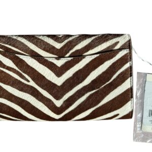 New TORY BURCH WILLA HAIRCALF CHAIN Wallet Crossbody In Zebra - Image 5