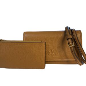 Tory Burch Thea Pebbled Leather With Gold-tone Hardware Crossbody & Wallet - Image 6