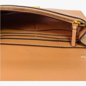 Tory Burch Thea Pebbled Leather With Gold-tone Hardware Crossbody & Wallet - Image 9