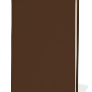 Semikolon A4 Classic Linen Cover Notebook 8.5 X 12 Inches, 144 Lined Pages Brown