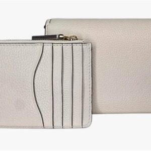 Tory Burch Thea Pebbled Leather With Gold-tone Hardware Crossbody & Wallet White - Image 6
